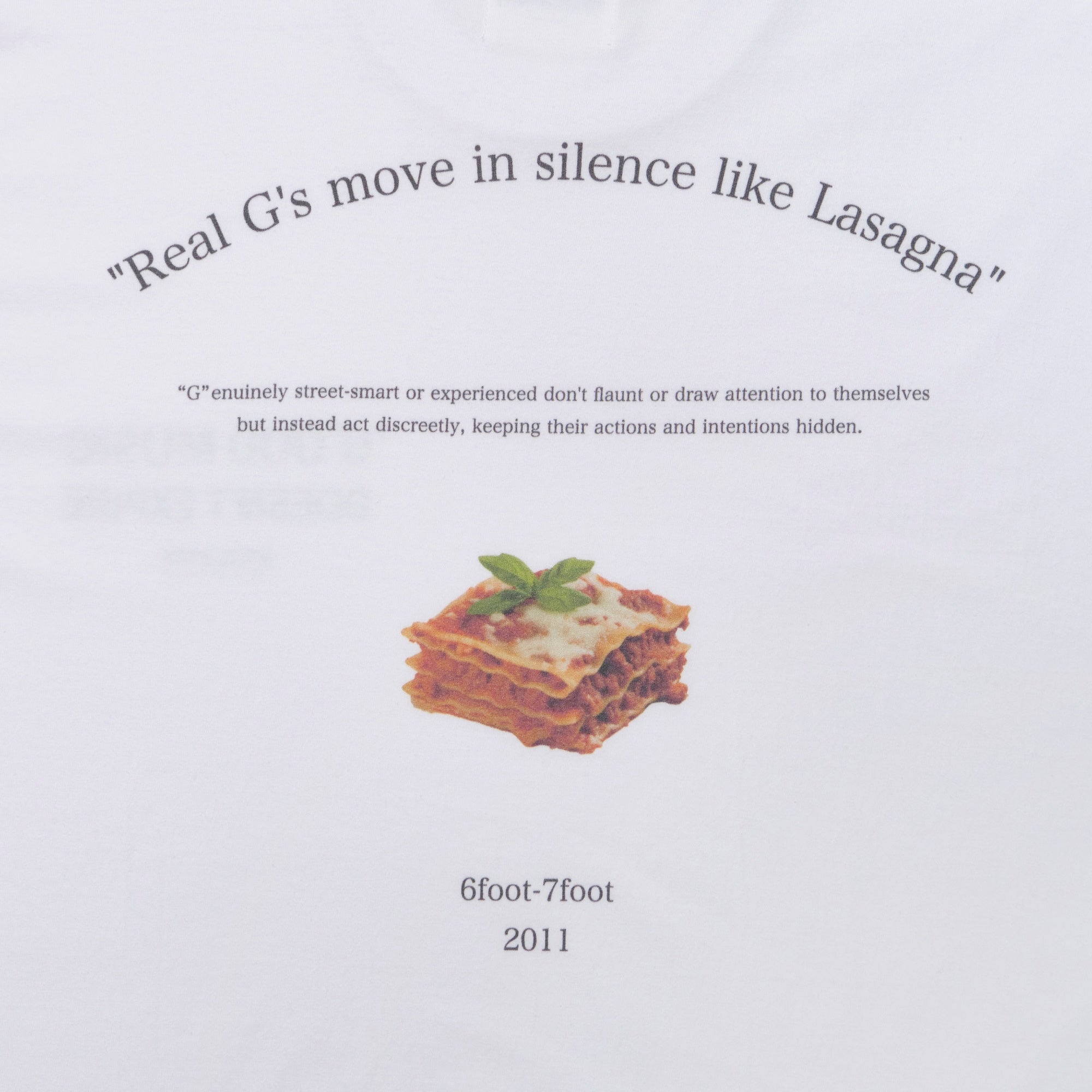 SILENT G TEE