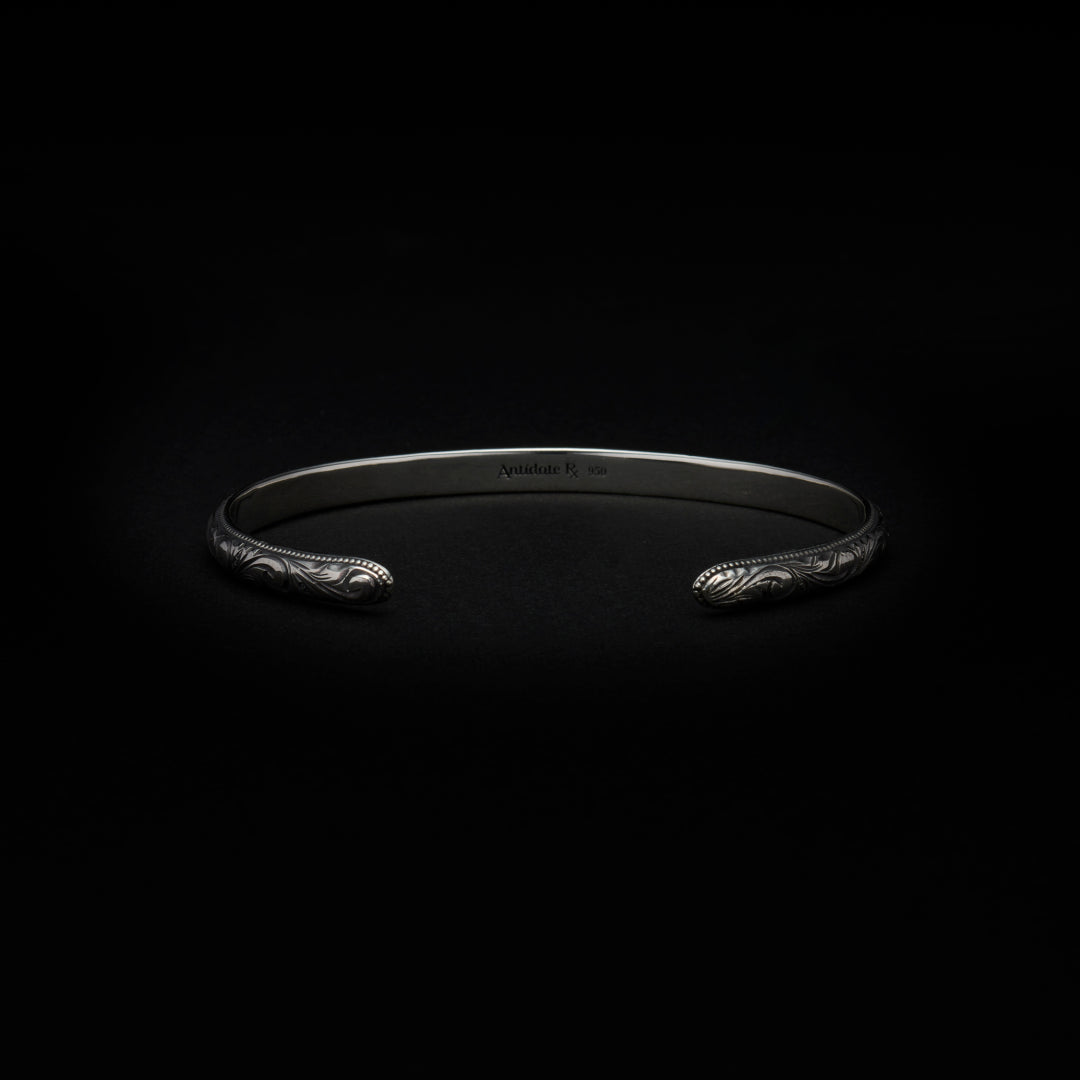Engraved Narrow Bangle