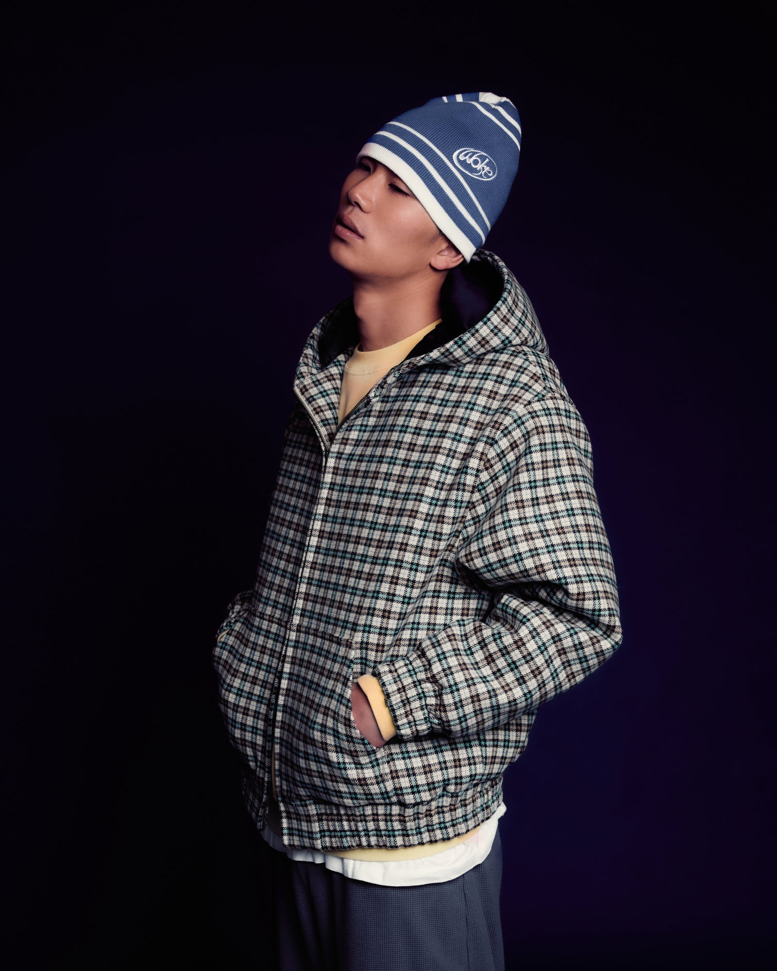 Wool Checked Jacket