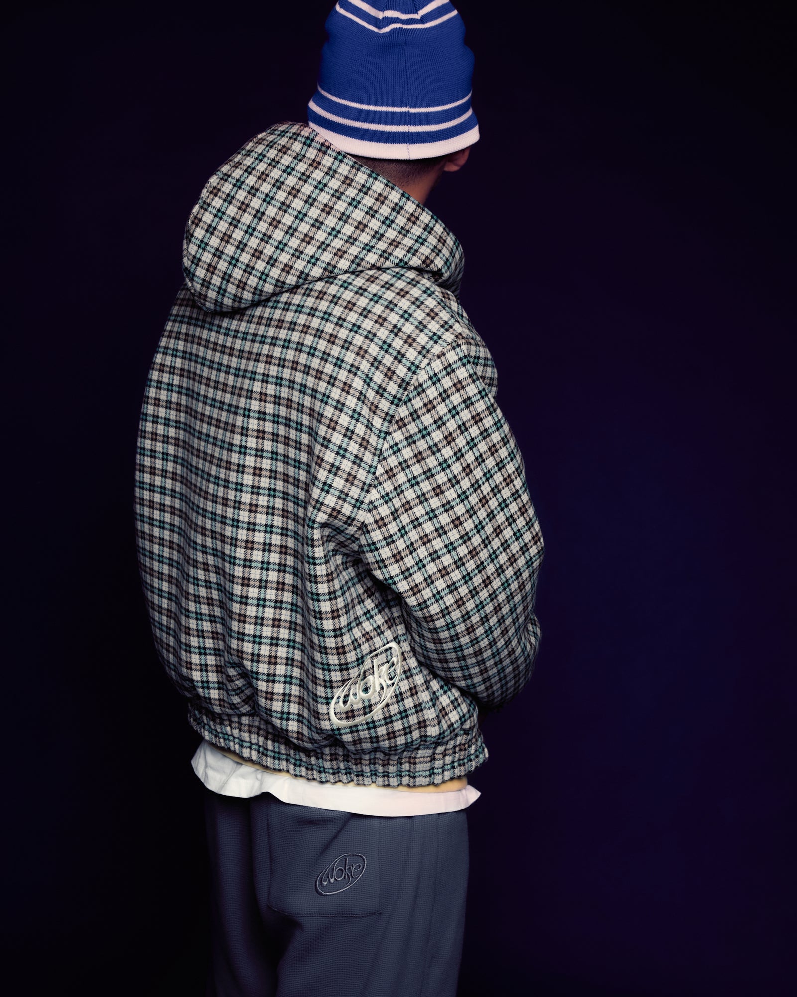 Wool Checked Jacket