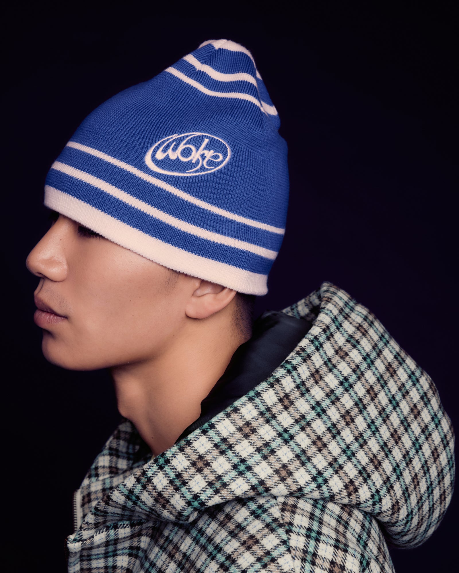 Wave Logo Boader Beanie