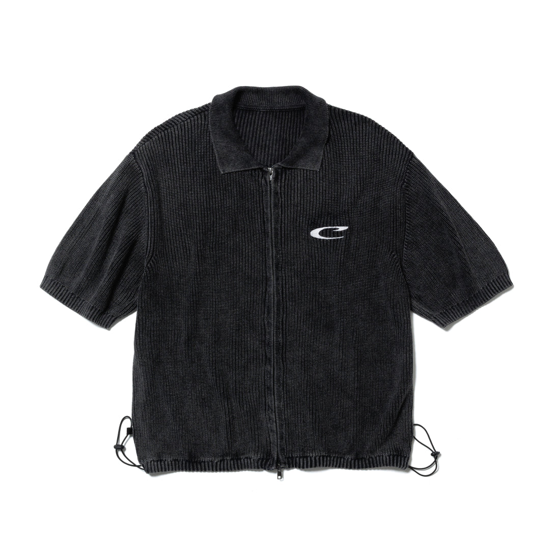 CPG FULL ZIP SS KNIT SHIRT