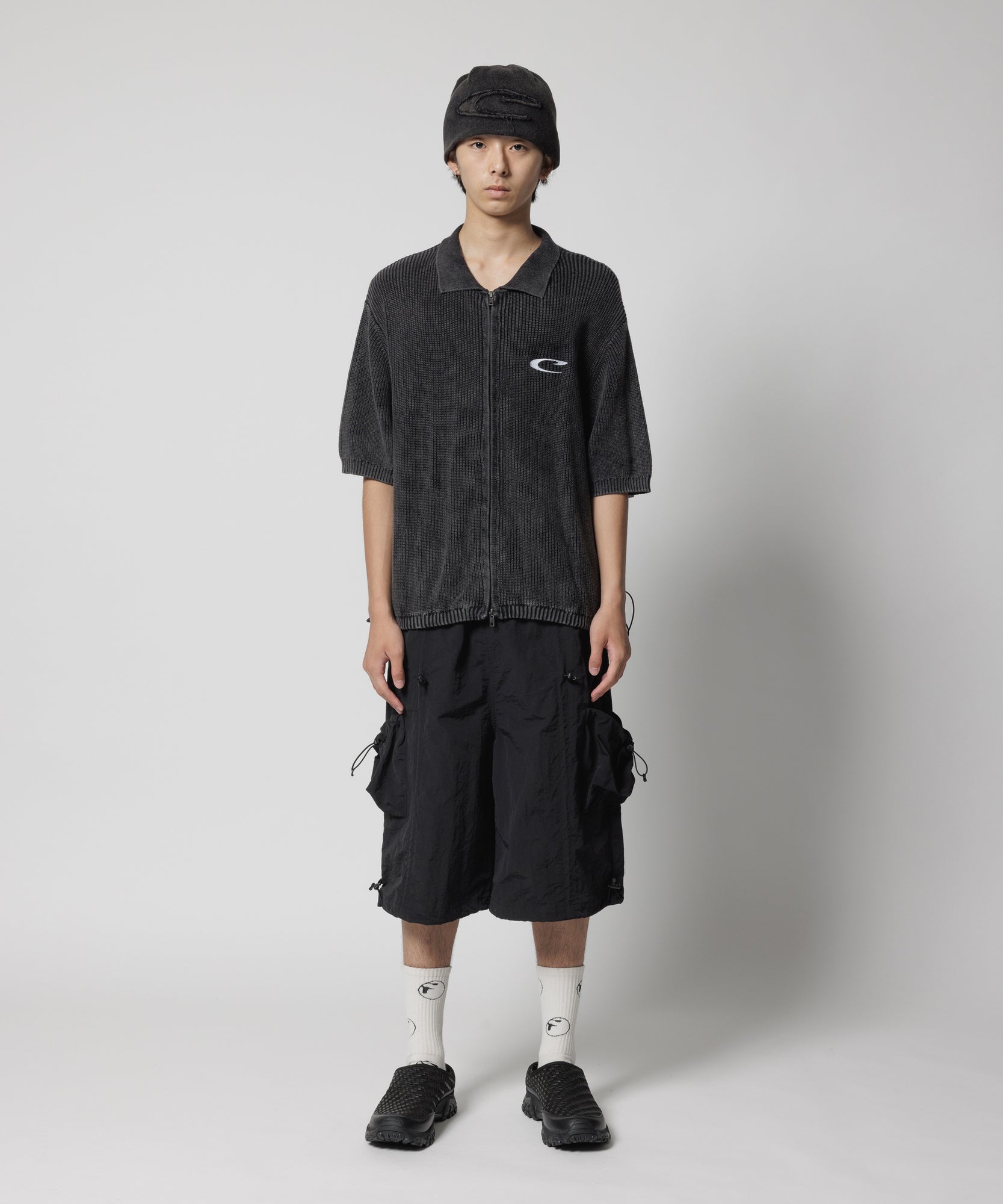 CPG FULL ZIP SS KNIT SHIRT