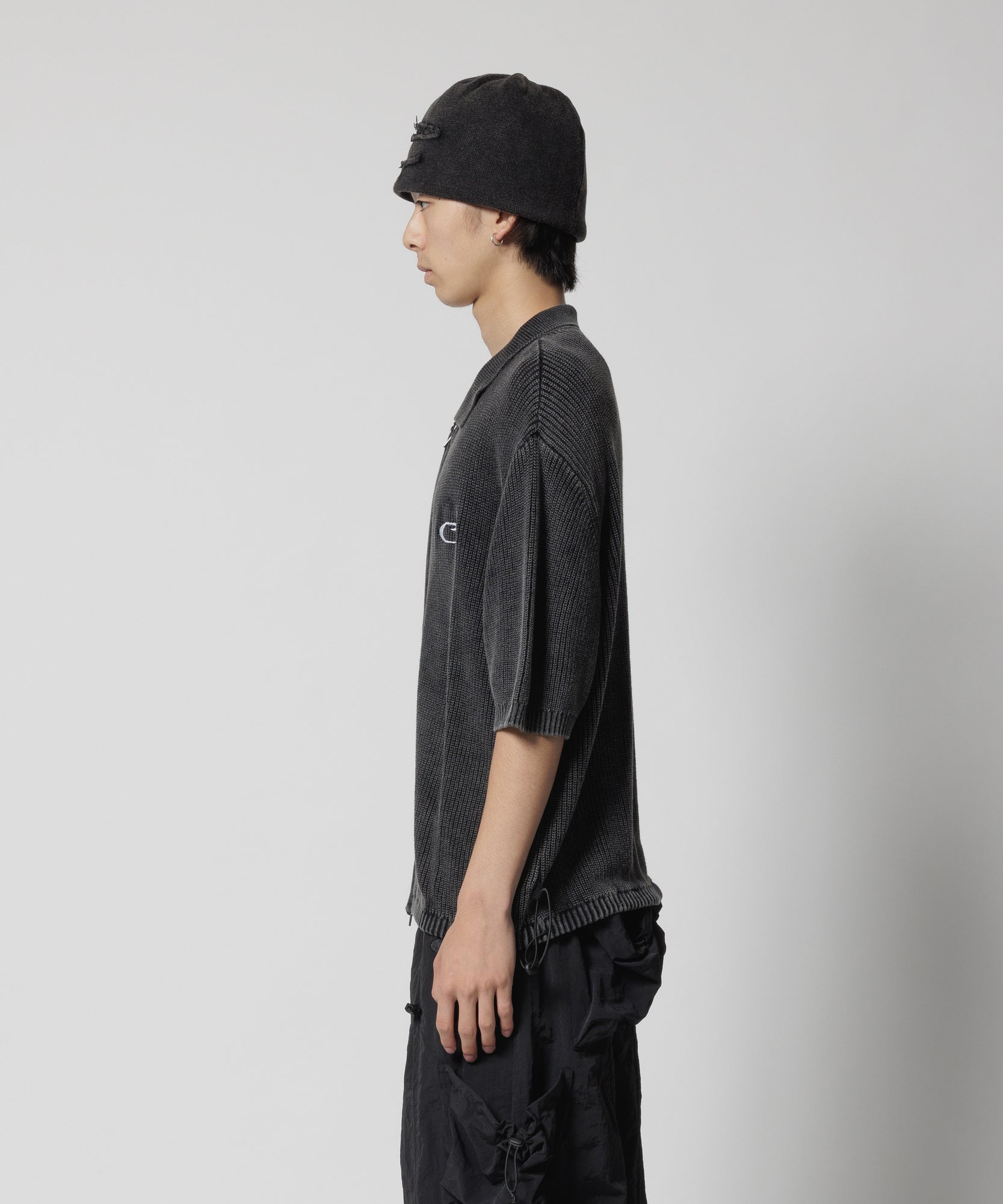 CPG FULL ZIP SS KNIT SHIRT