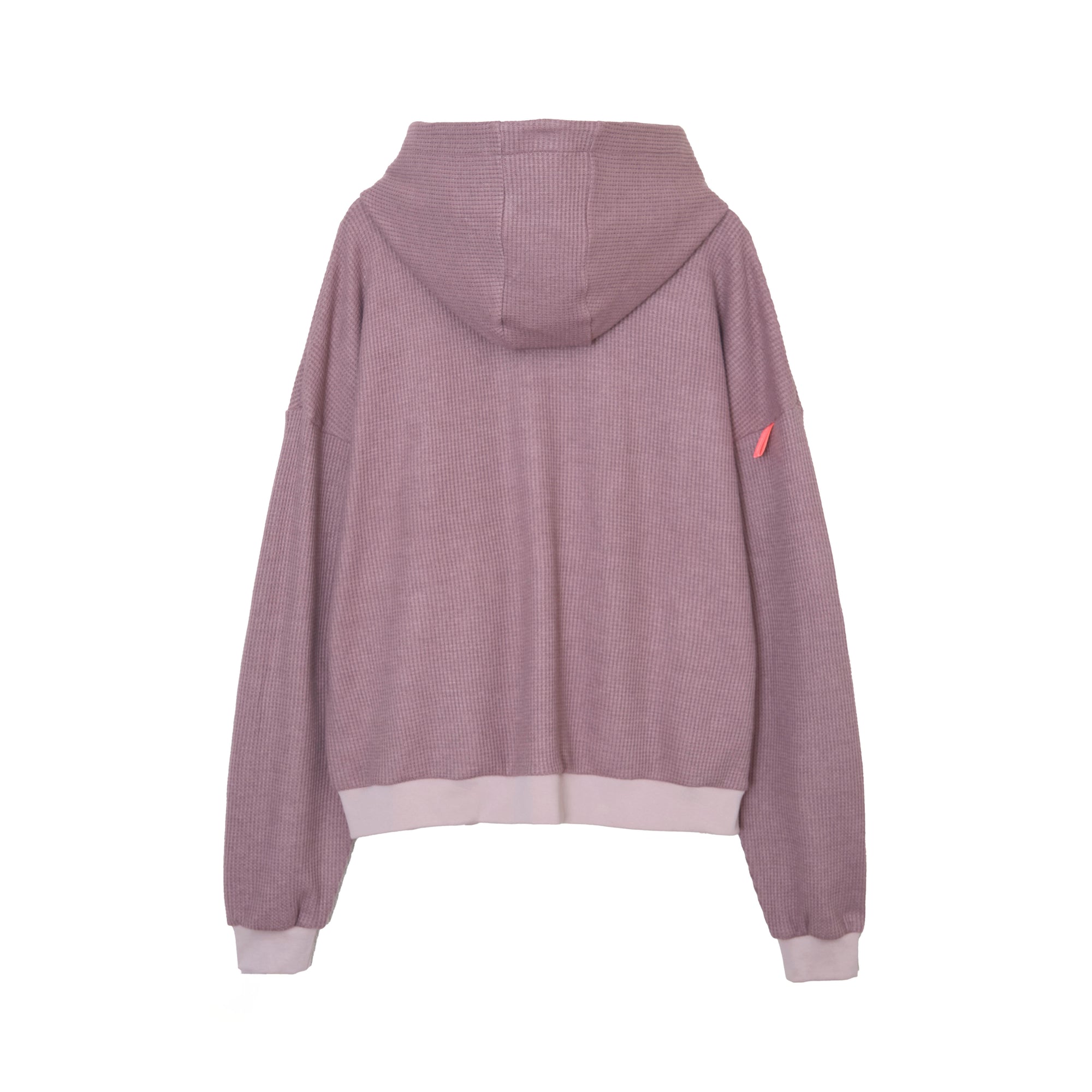 WAFFLE ZIP-UP HOODIE