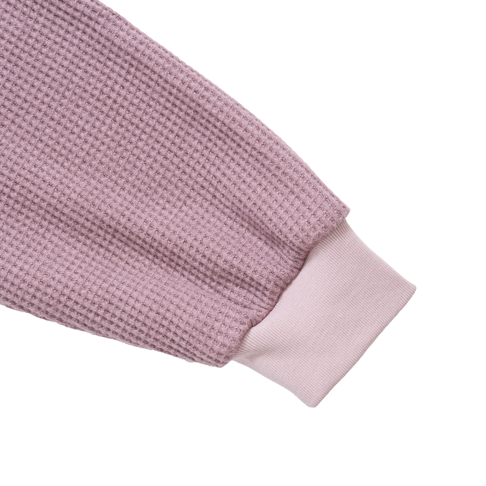 WAFFLE ZIP-UP HOODIE