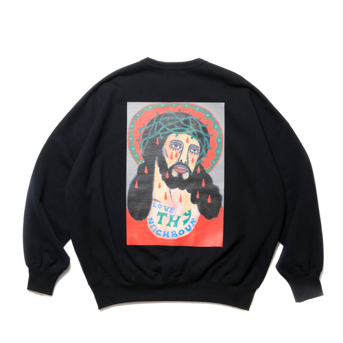 COOTIE Print Sweat Crew (LOVE THY NEIGHBOUR) クーティー