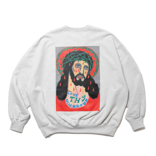 COOTIE Print Sweat Crew (LOVE THY NEIGHBOUR) クーティー