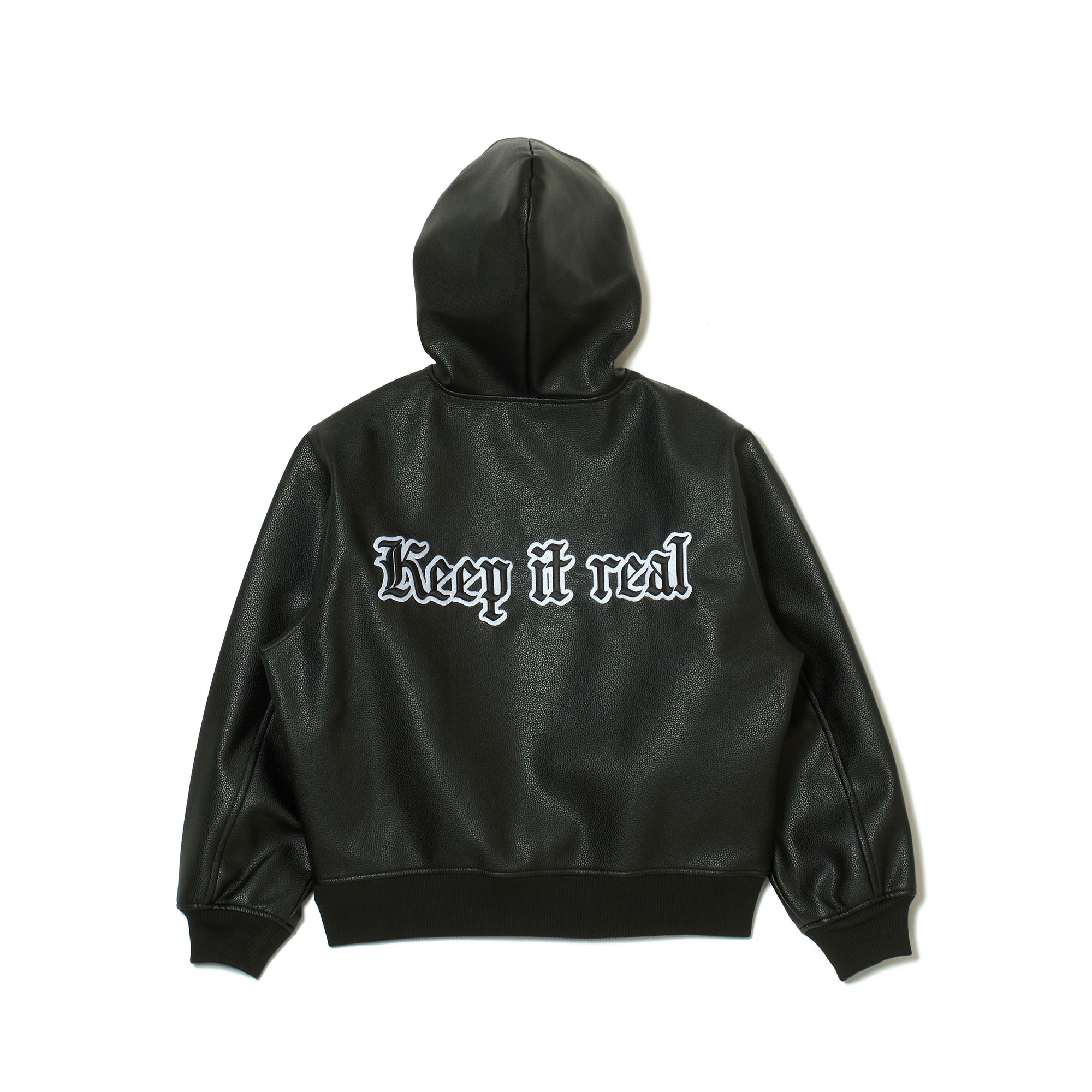 KEEP IT REAL HOODED ZIP JACKET