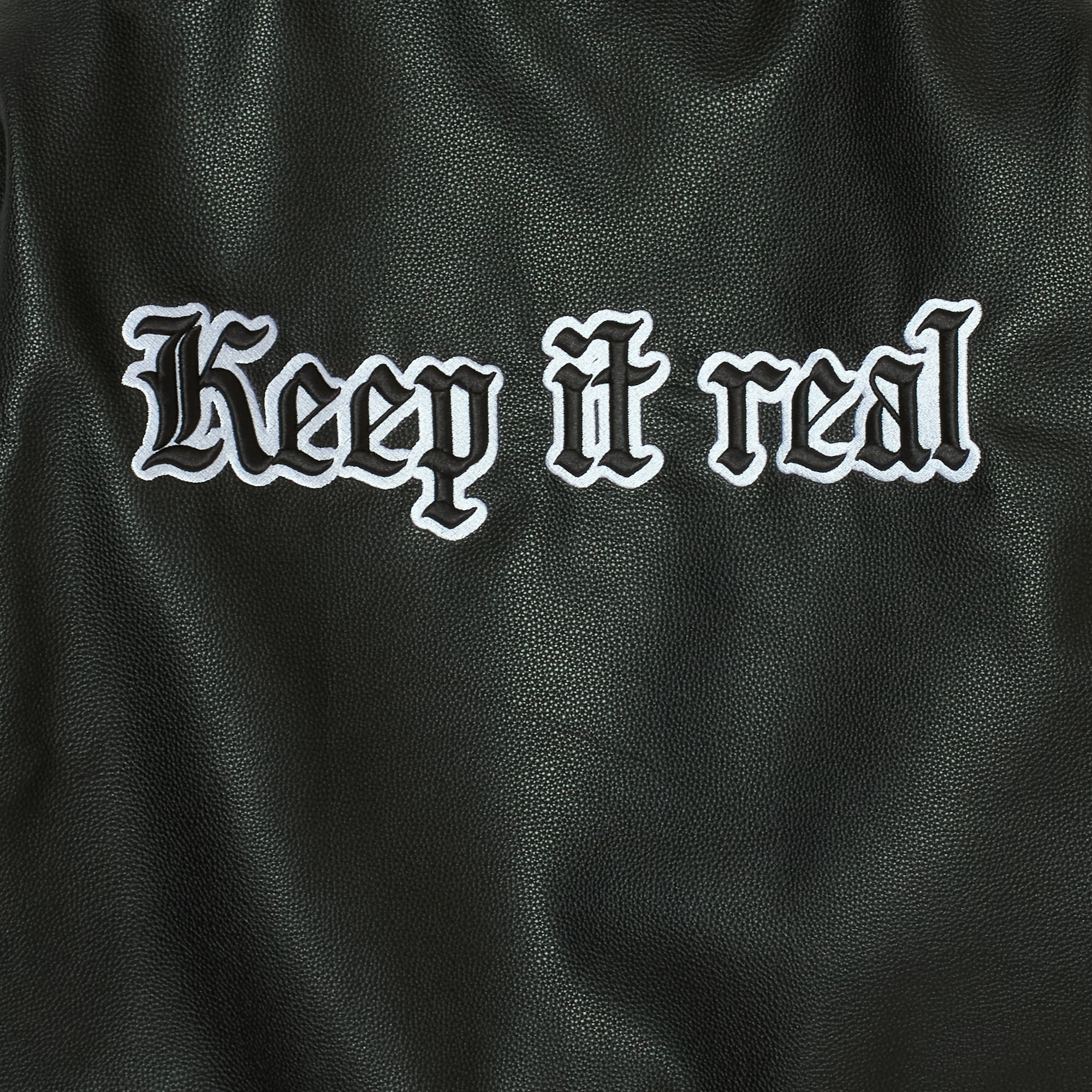 KEEP IT REAL HOODED ZIP JACKET