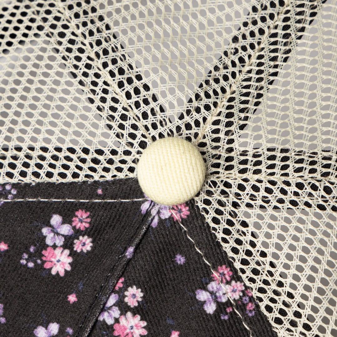 Flower Mesh Cap