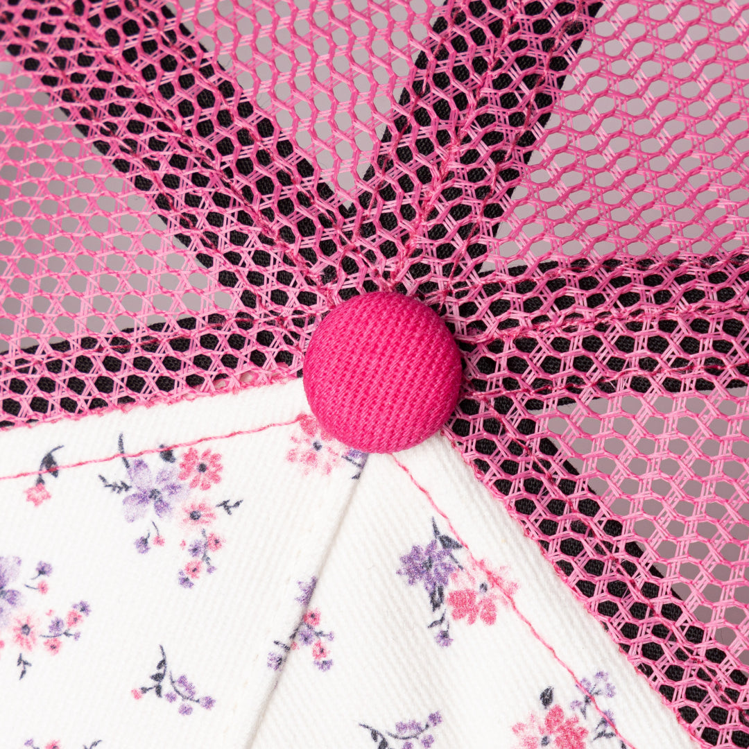 Flower Mesh Cap
