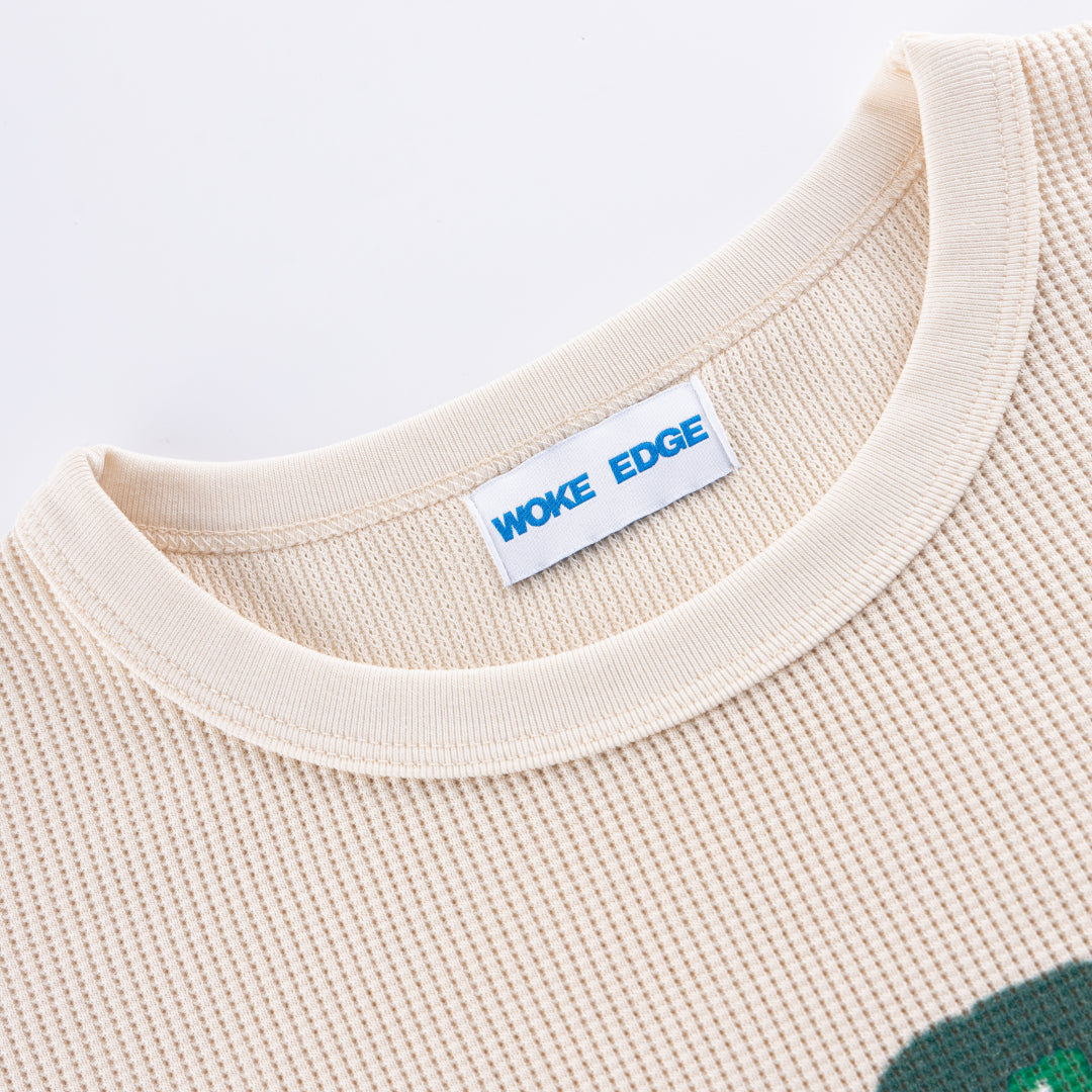 HYBRYDS × WOKE EDGE  SELENA THERMAL LS TEE(送料無料対象外)