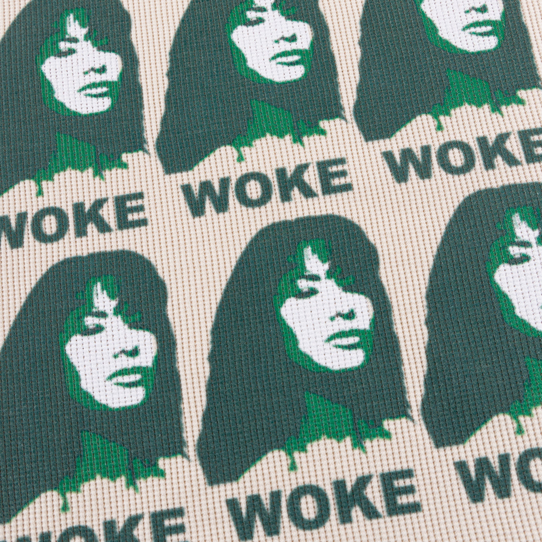 HYBRYDS × WOKE EDGE  SELENA THERMAL LS TEE(送料無料対象外)