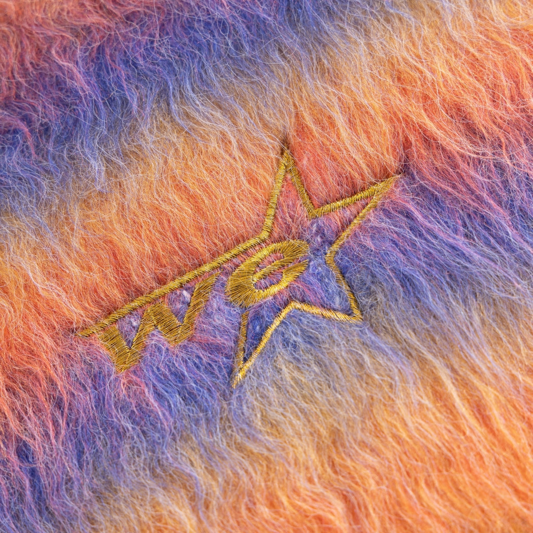 Gradation Mohair Zip Knit