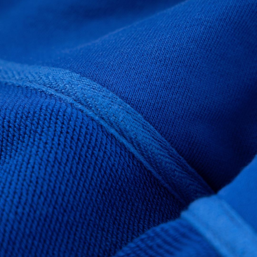 Faded Embroidery Zip Up Hoodie