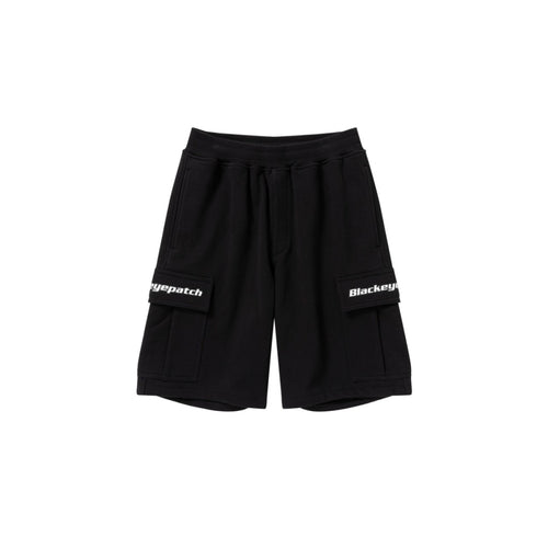 Black Eye Patch KANJI TACTICAL LOGO CARGO SWEAT SHORTS ブラックアイパッチ