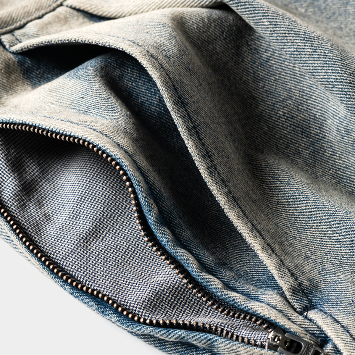 DENIM BALLOON PANTS