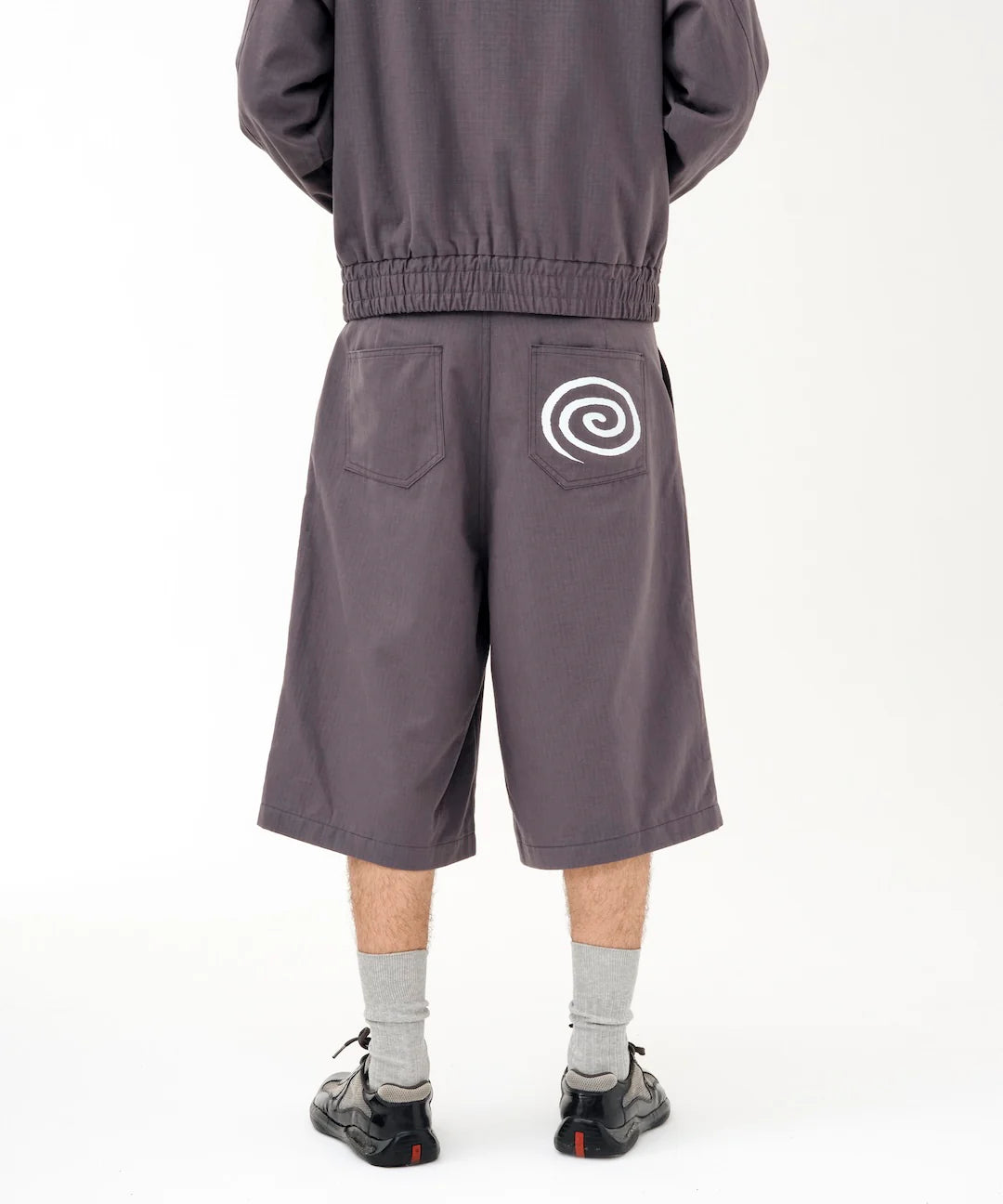 Cotton Ripstop Baggy Shorts