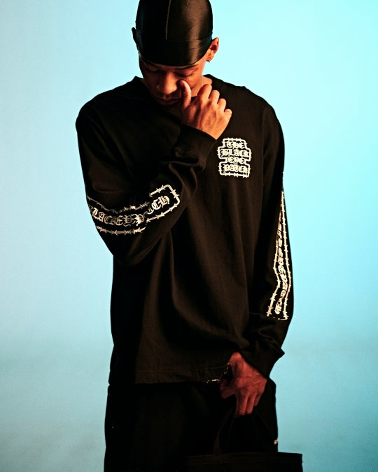 BARBED WIRE OG L/S TEE