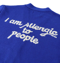 "I am Allergic to People"Knit Cardigan