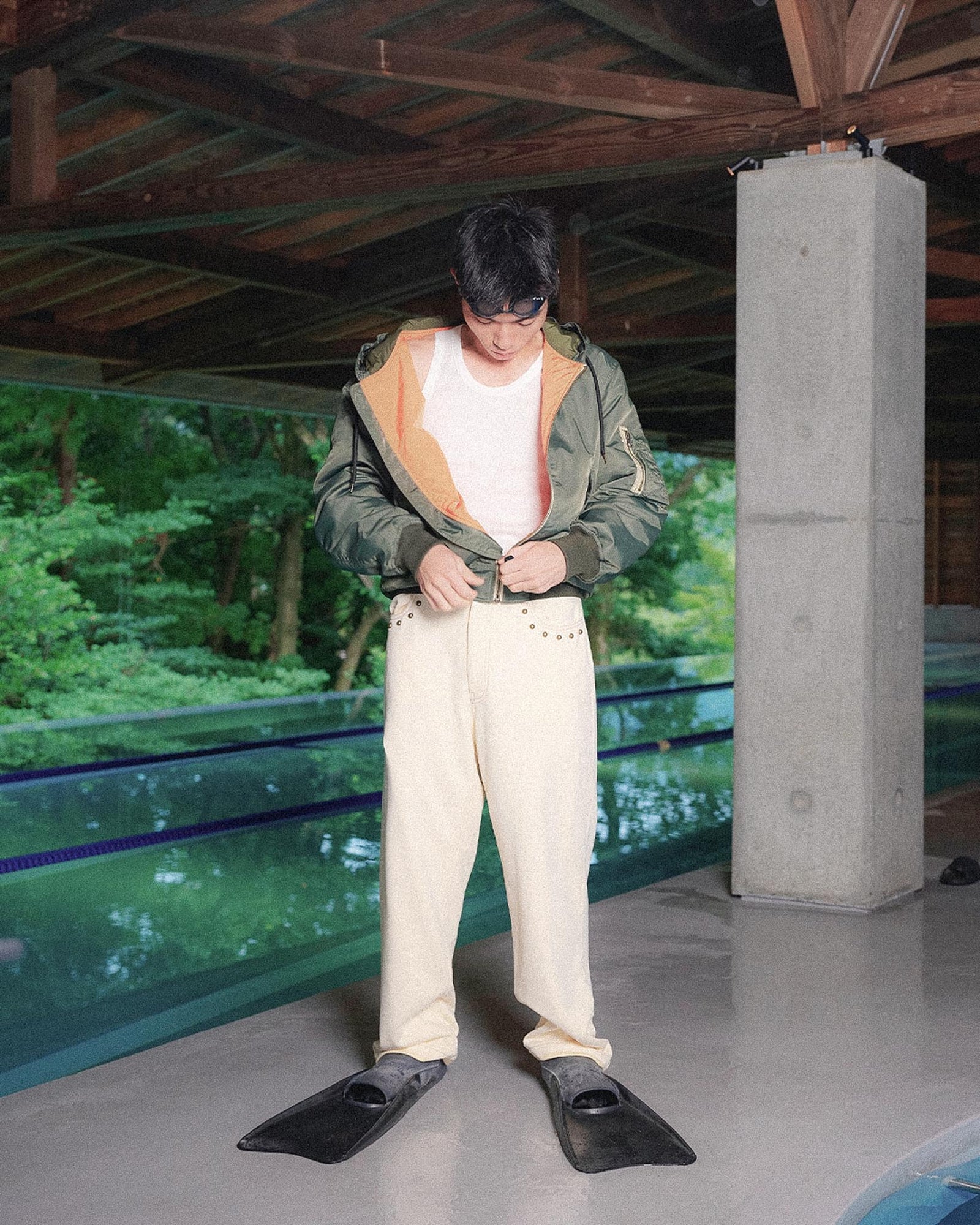 Hooded Flight Jacket