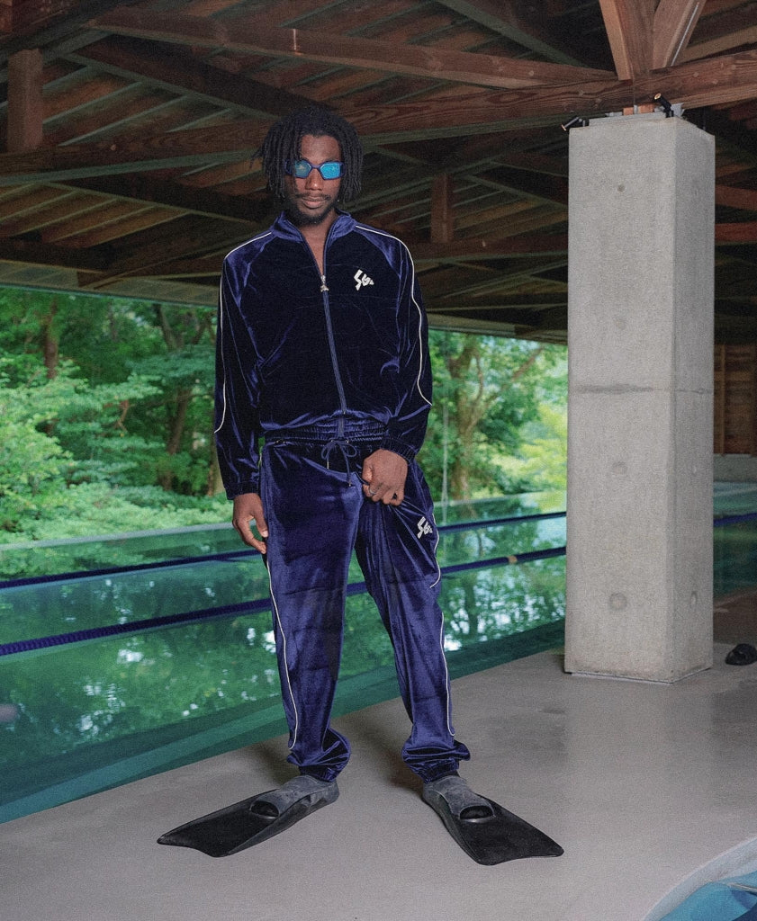 Velour Track Pants