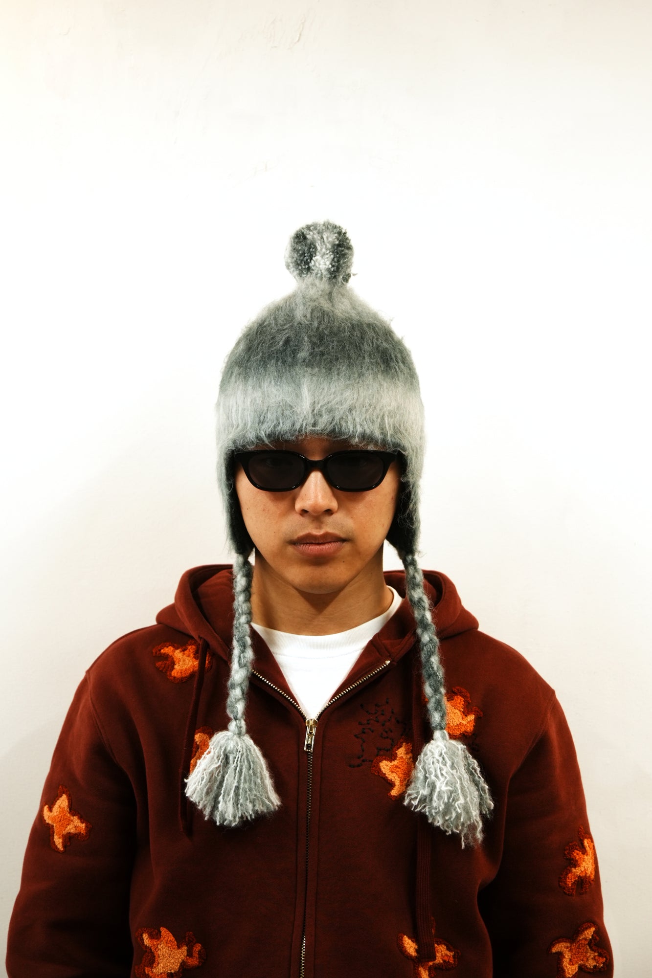 Gradation Mohair Pilot Cap