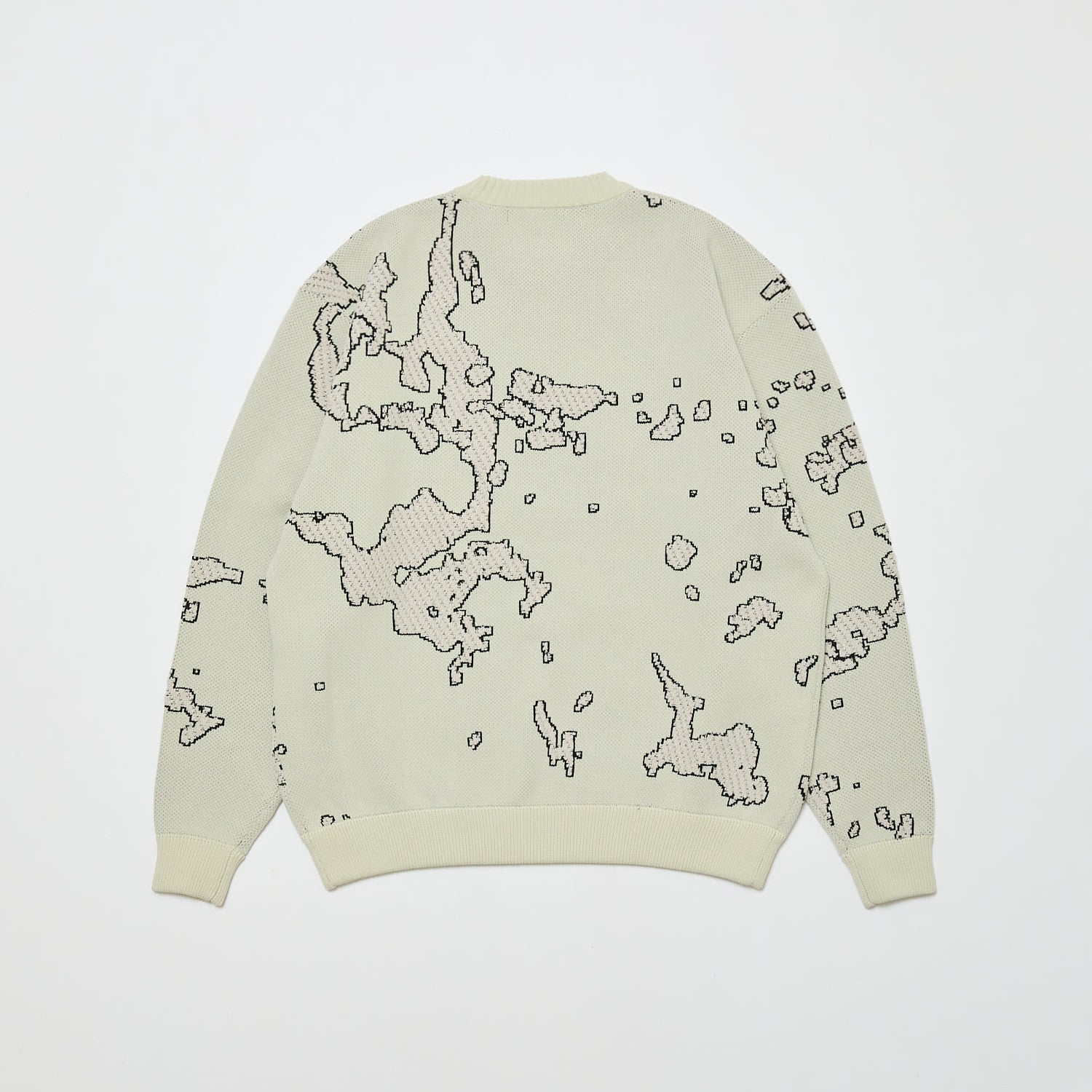 JACQUARD COTTON CREWNECK SWEATER