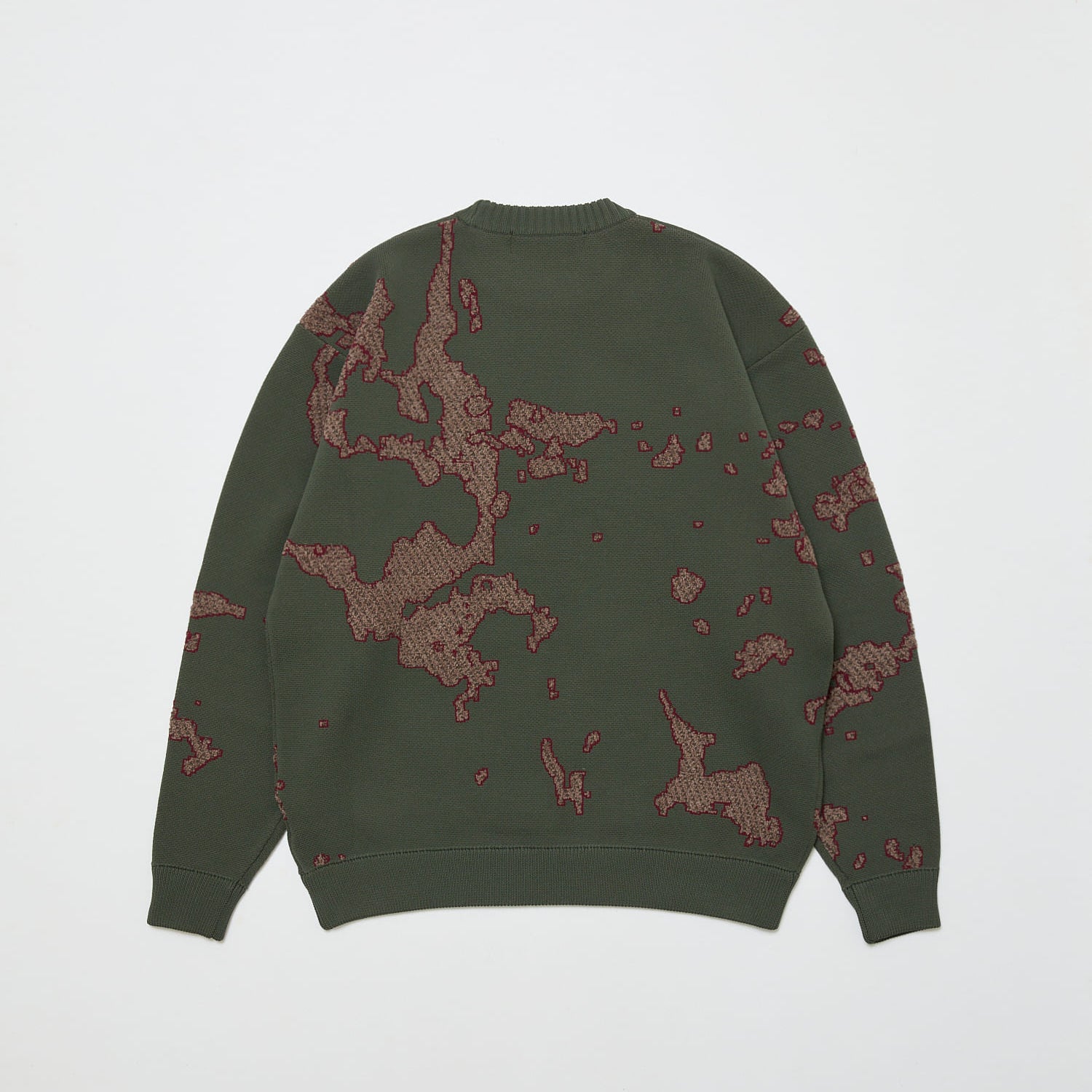 JACQUARD COTTON CREWNECK SWEATER