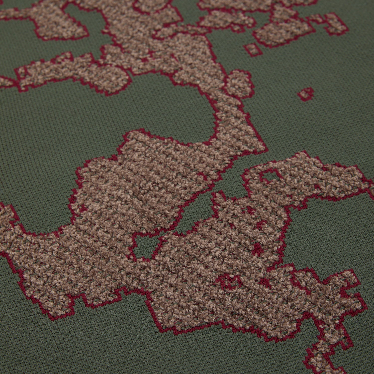 JACQUARD COTTON CREWNECK SWEATER