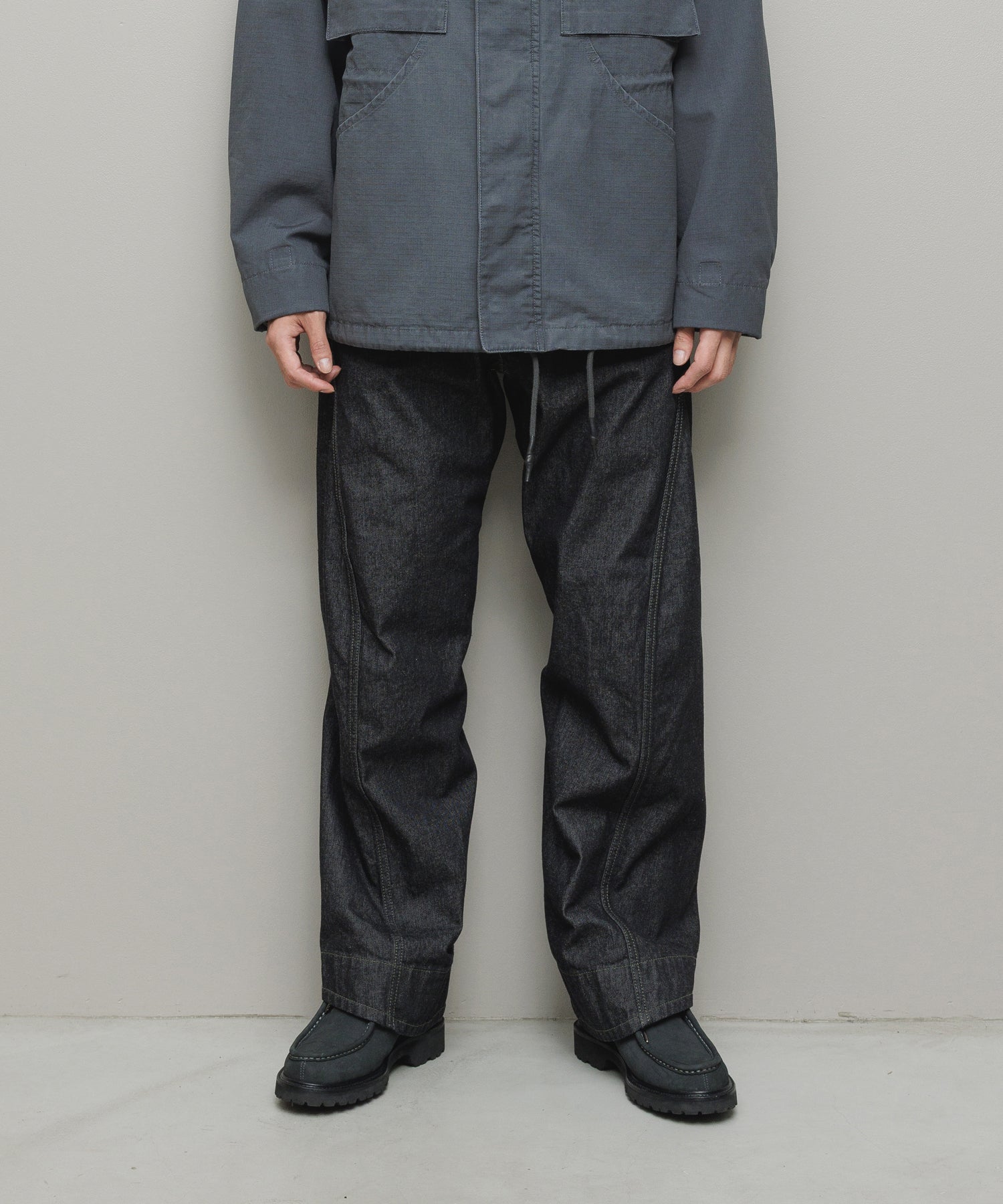 ARTICULATED LOOSE STRAIGHT LEG 5P JEAN