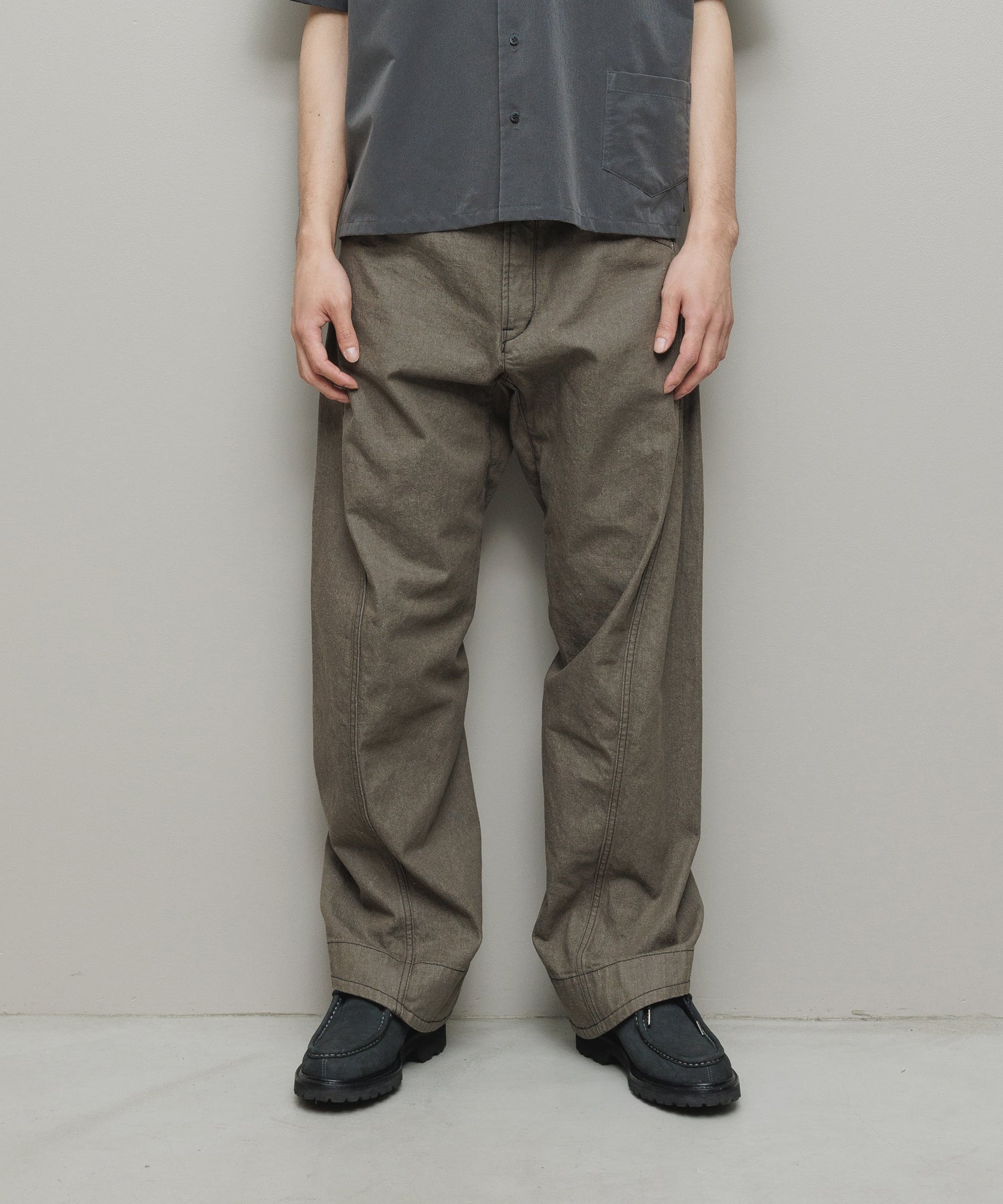 ARTICULATED LOOSE STRAIGHT LEG 5P JEAN