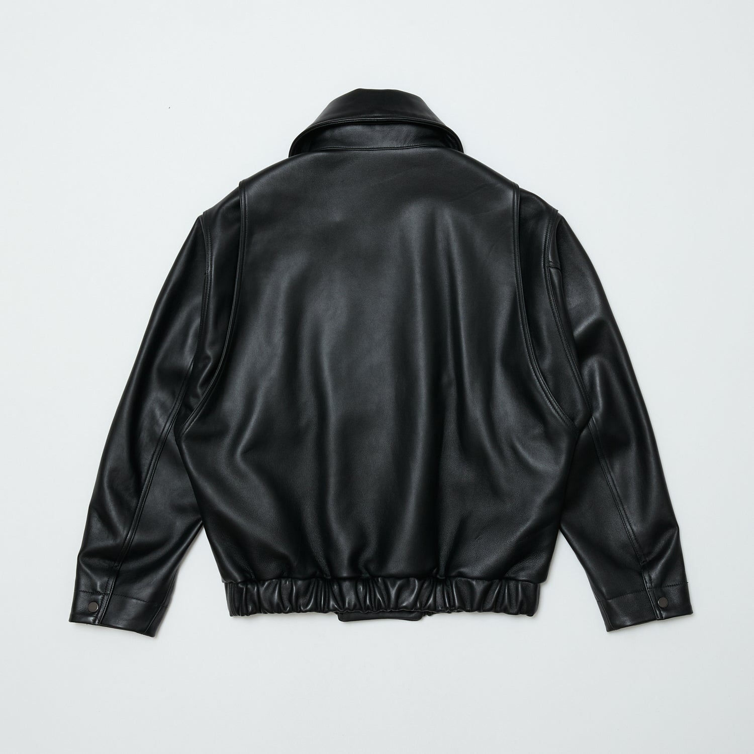 LEATHER FLIGHT BOMBER JACKET