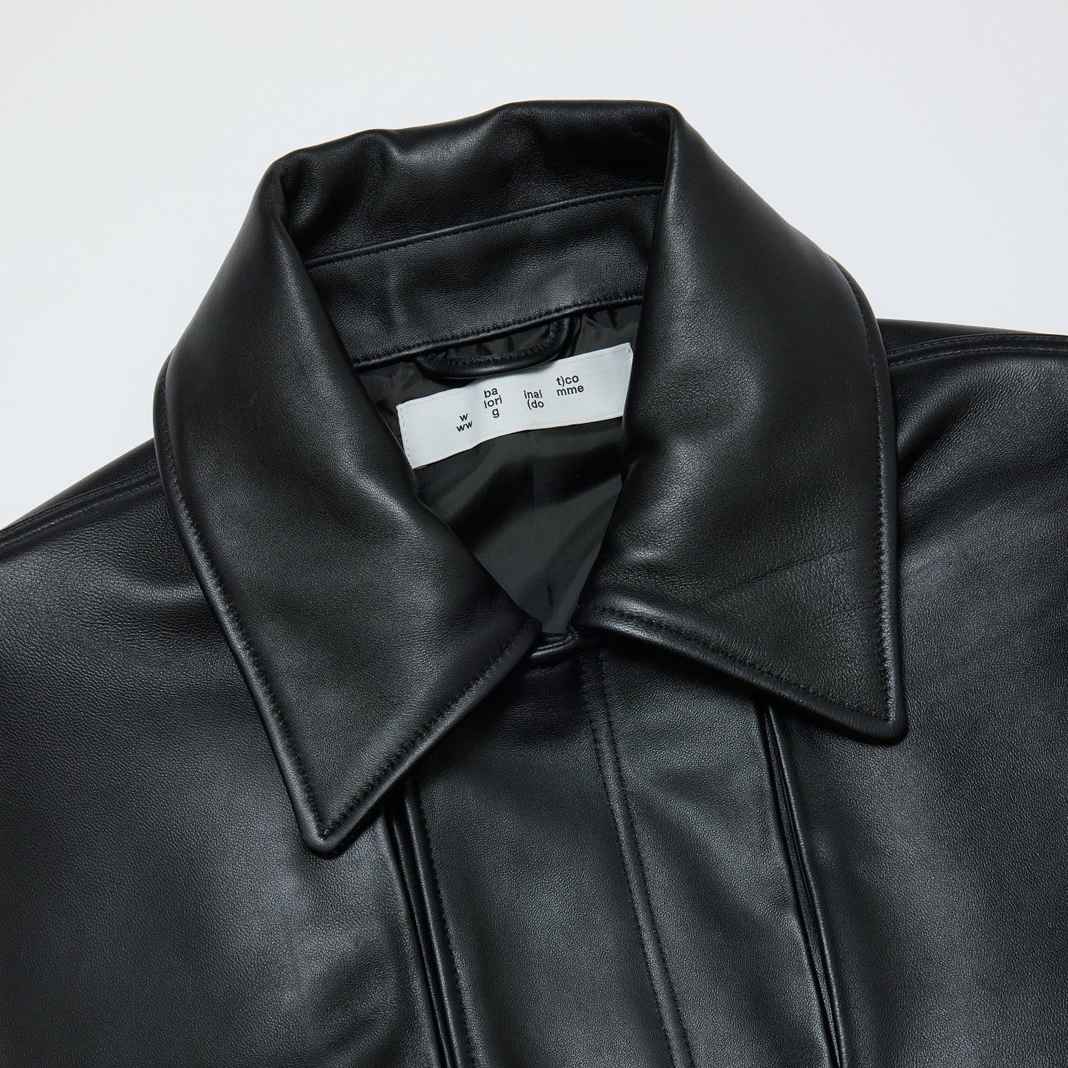 LEATHER FLIGHT BOMBER JACKET