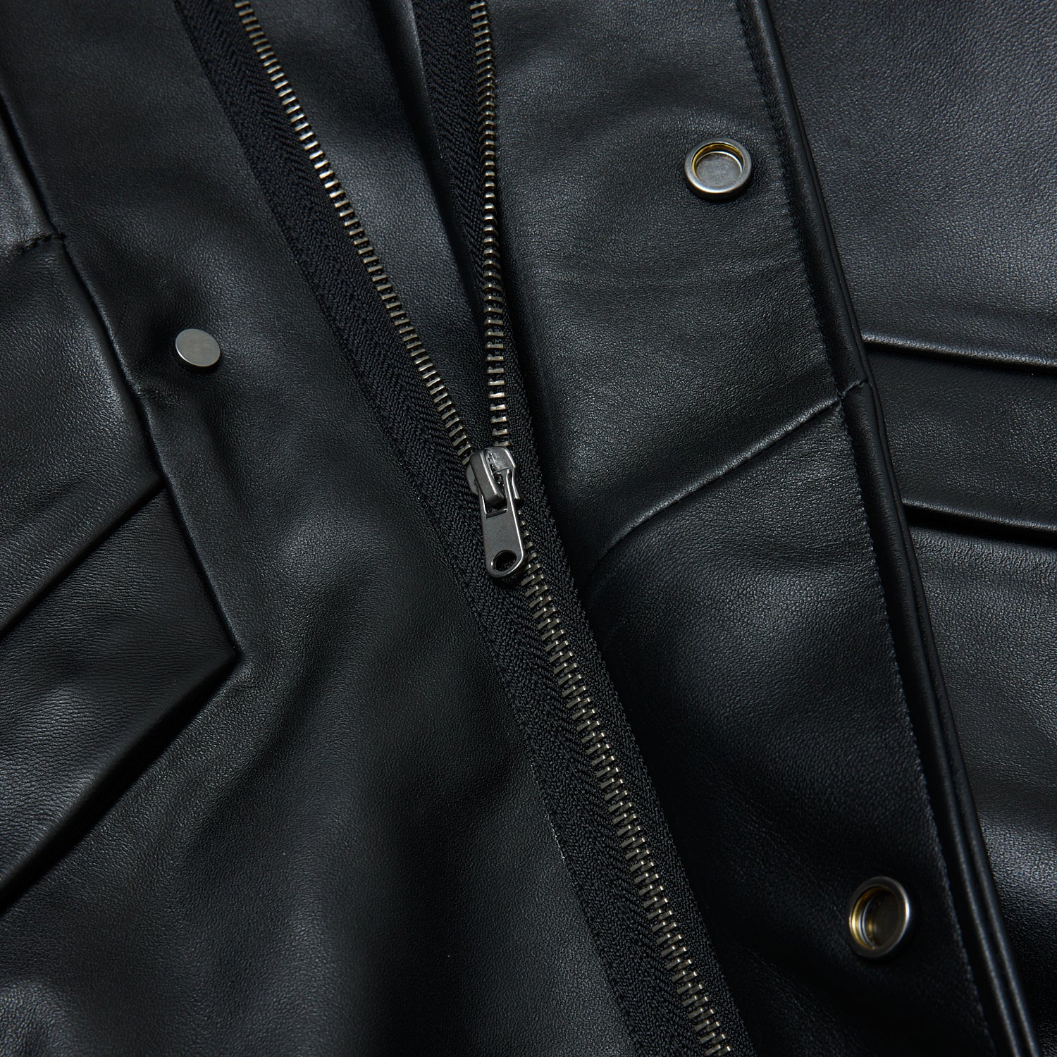 LEATHER FLIGHT BOMBER JACKET