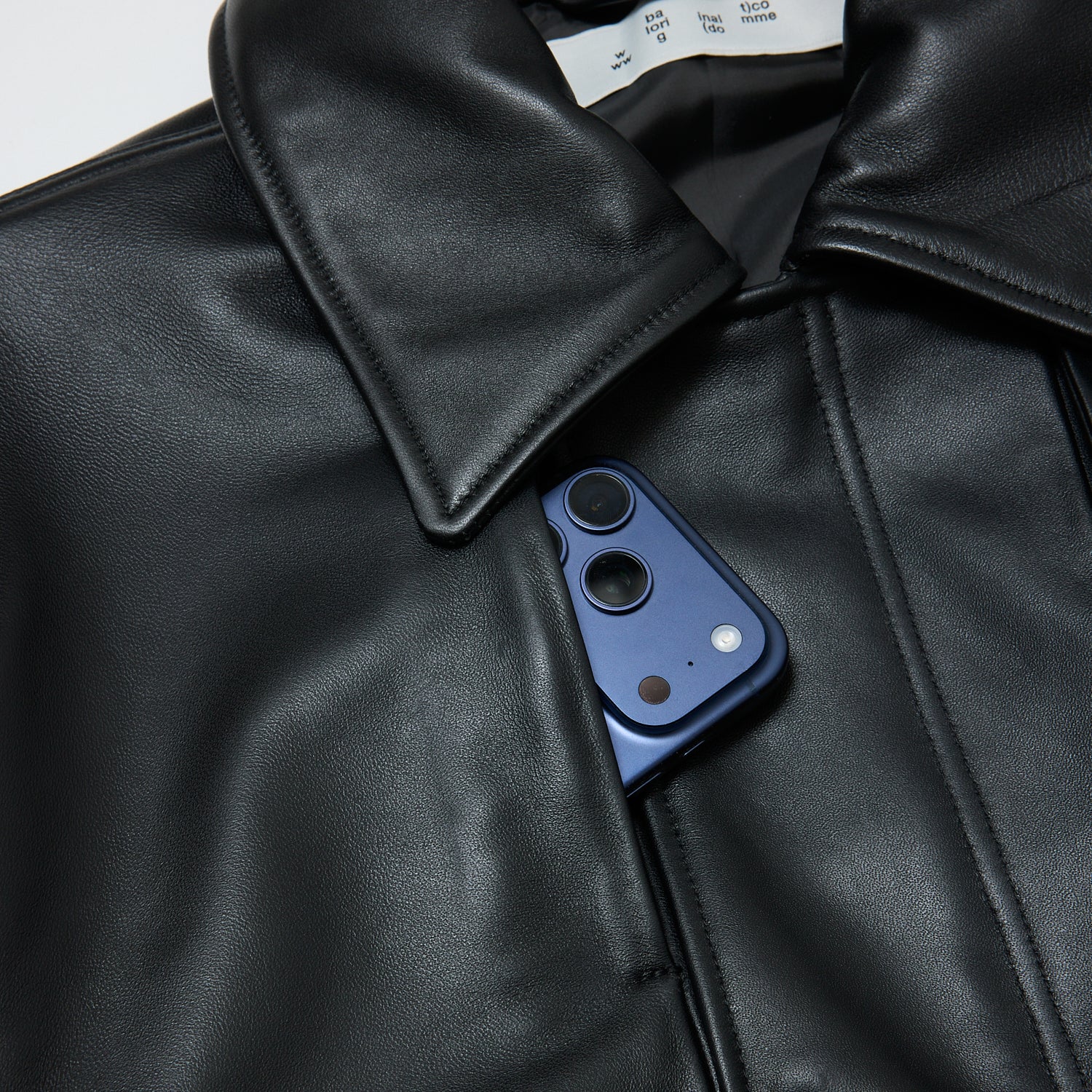 LEATHER FLIGHT BOMBER JACKET