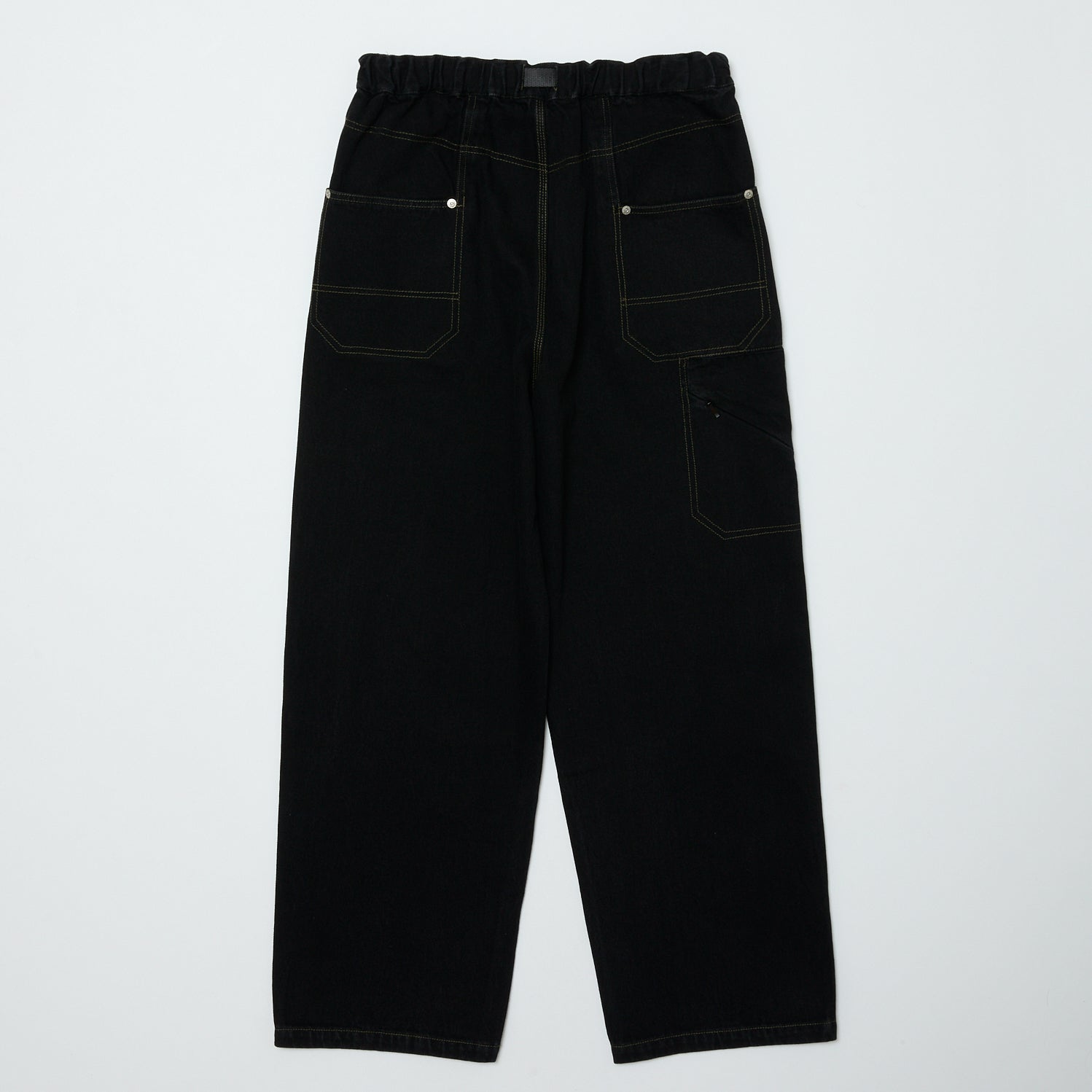 DENIM FAUX STITCH CARPENTER PANT