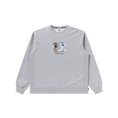 BLACK EYE PATCH(ブラックアイパッチ) / WHAT WE SELL CREW SWEAT HEATHER (Gray)