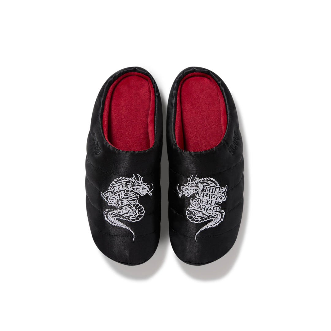 SATIN DRAGON SUBU SANDALS