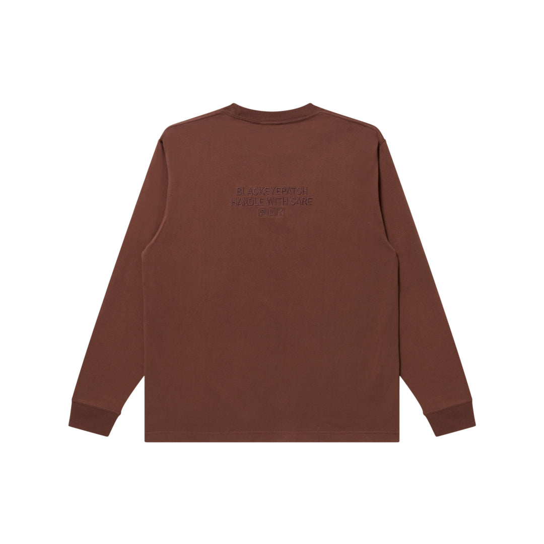 HWC SAME COLOR EMBROIDERED L/S TEE
