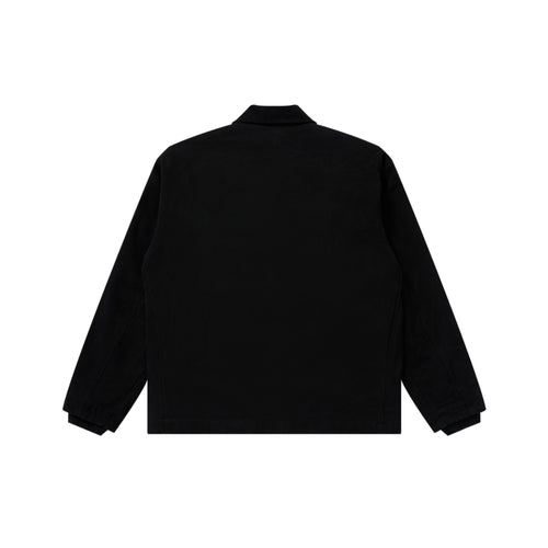 LEATHER PATCHED DUCK JACKET