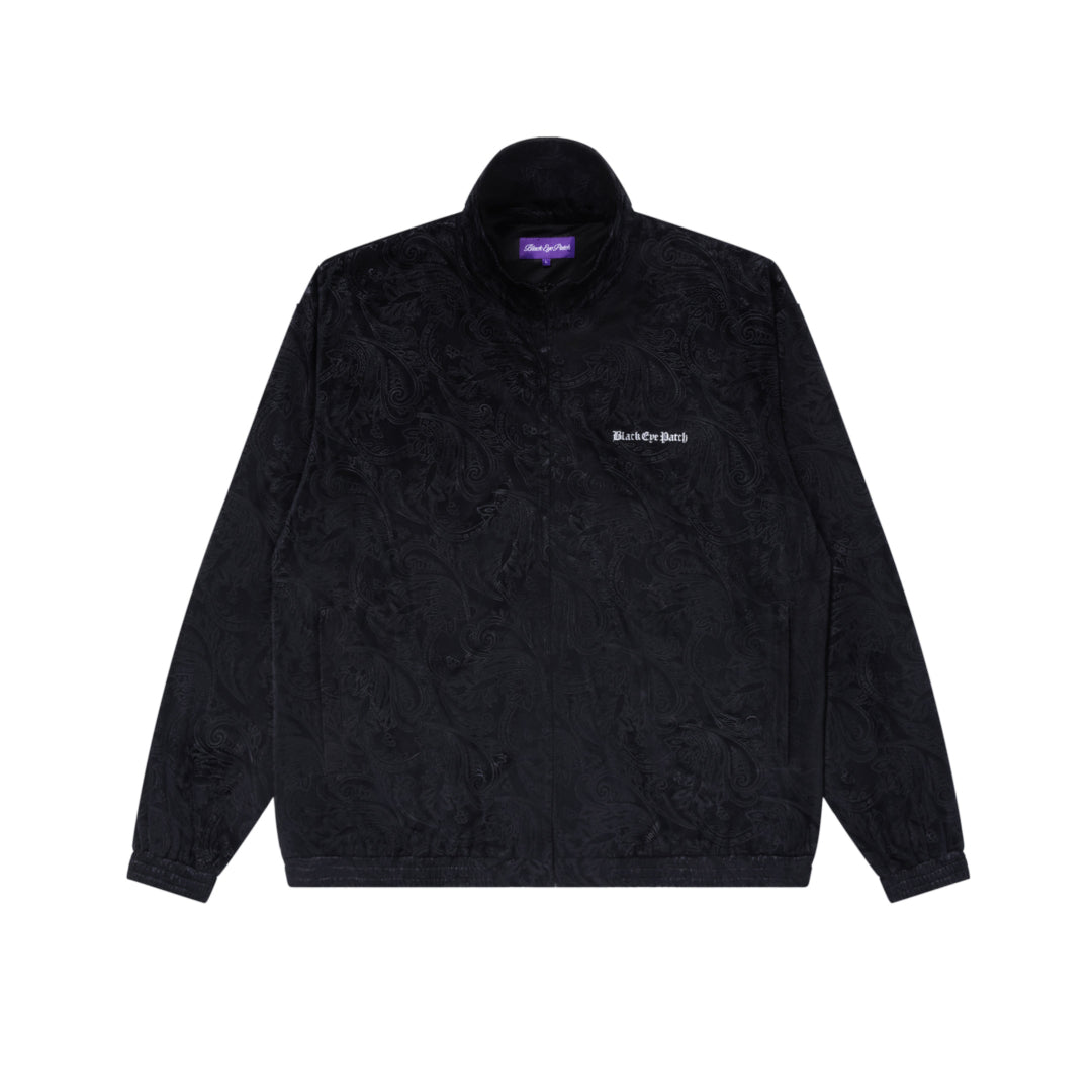 Black Eye Patch PAISLEY EMBOSSED TRACK JACKET ブラックアイパッチの