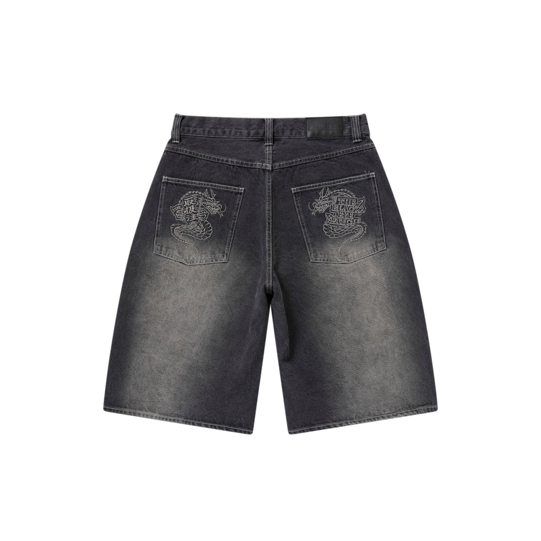 OG DRAGON BAGGY DENIM SHORTS
