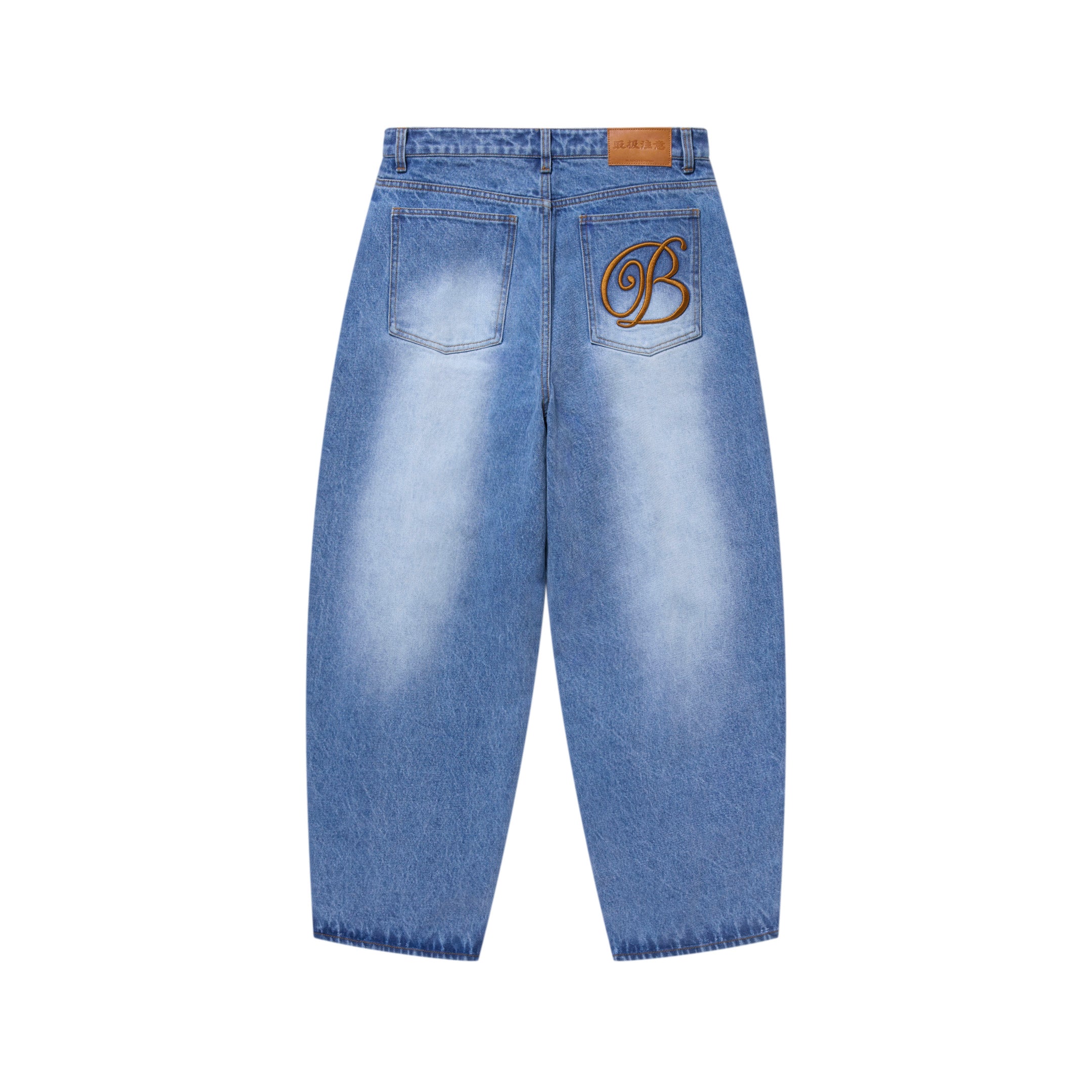 Black Eye Patch EMBLEM EXTRA BAGGY JEANS ブラックアイパッチの 