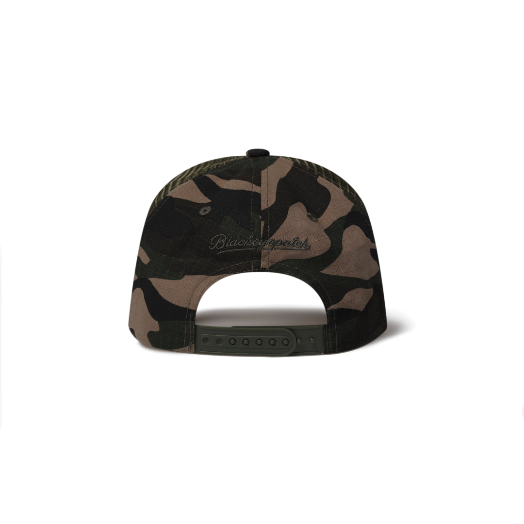 LEATHER PATCHED MESH CAP