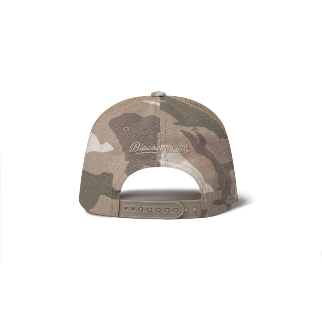 LEATHER PATCHED MESH CAP