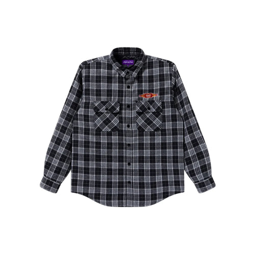 BLACK EYE PATCH(ブラックアイパッチ) / SWEET CIGAR QUILTED FLANNEL SHIRT (Black)