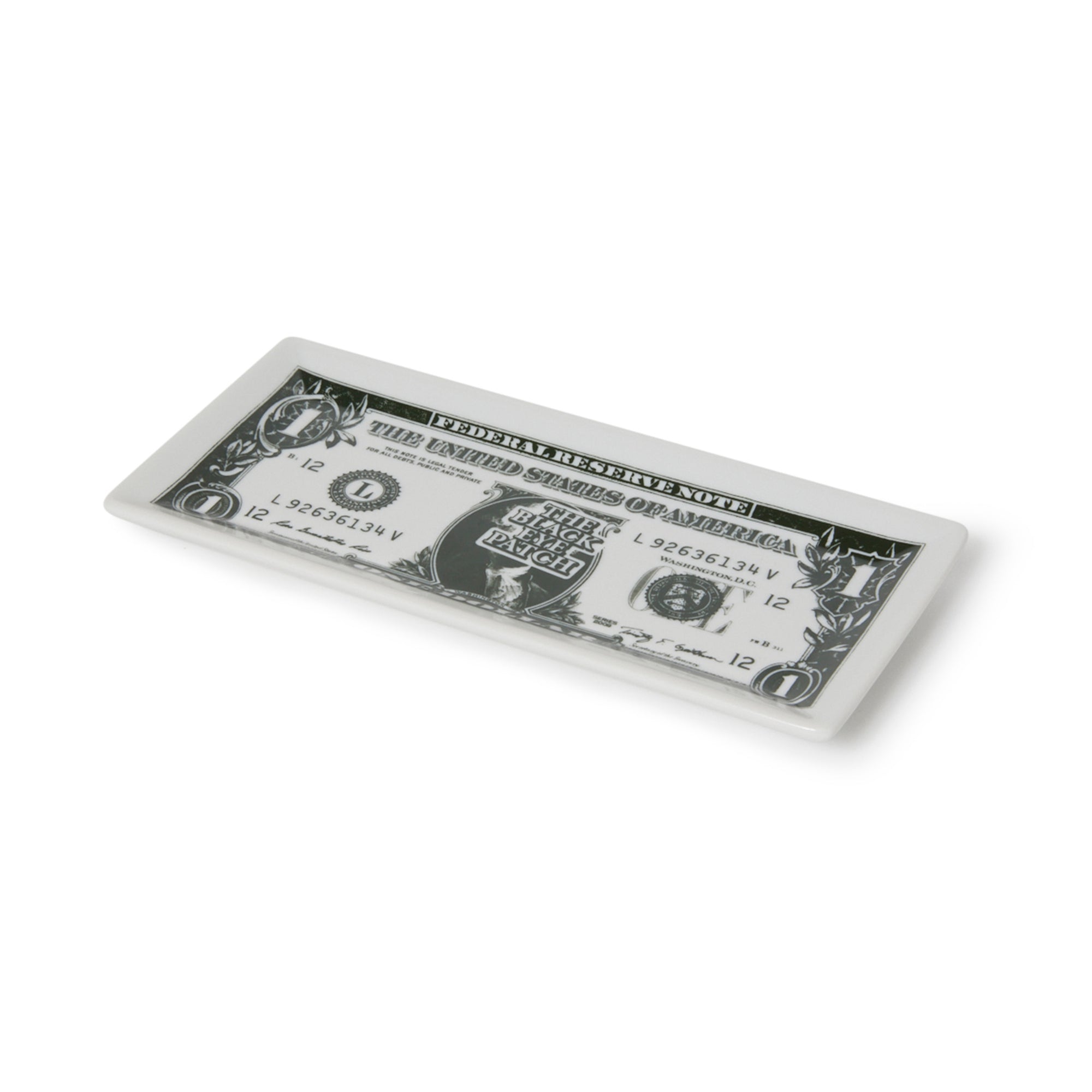 DOLLAR BILL CERAMIC TRAY