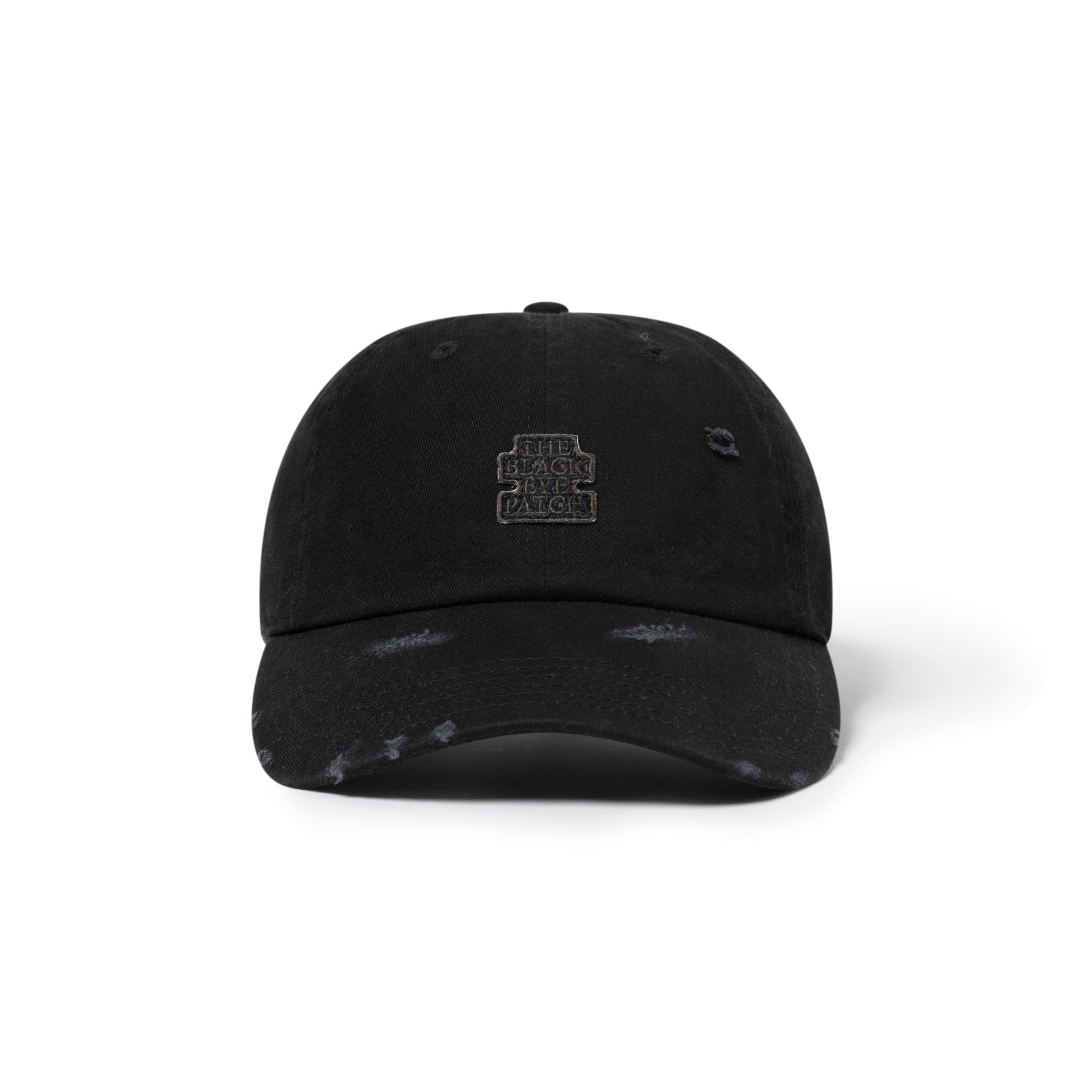 Black Eye Patch DAMAGED SMALL OG CAP ブラックアイパッチの